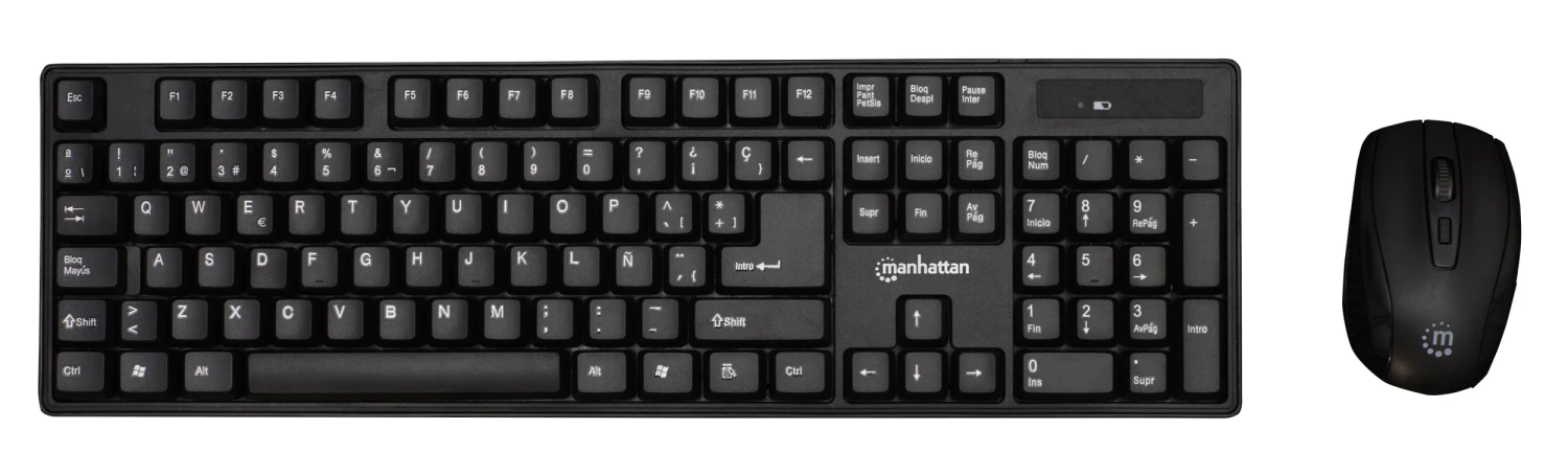 Manhattan Wireless Keyboard And Optical Mouse Set (Teclado Español) 3 Manhattan Wireless Keyboard And Optical Mouse Set (Teclado Español) - Image 3