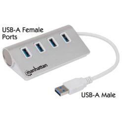 Manhattan 4-Port SuperSpeed USB 3.0 Hub -Manhattan Store 4 port superspeed usb 30 hub 163767 2