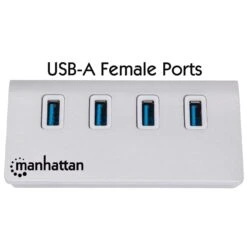 Manhattan 4-Port SuperSpeed USB 3.0 Hub -Manhattan Store 4 port superspeed usb 30 hub 163767 3
