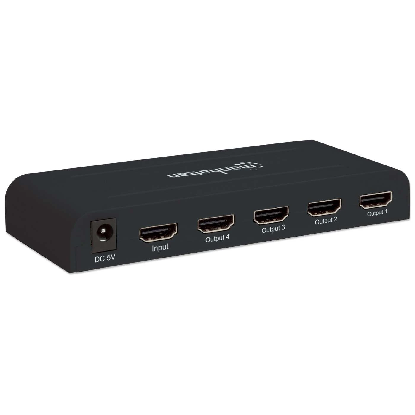 Manhattan 4K 4-Port HDMI Splitter 6 Manhattan 4K 4-Port HDMI Splitter - Image 6