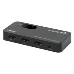 Manhattan 4K@60Hz 2-Port HDMI Splitter With Downscaling 12 Manhattan 4K@60Hz 2-Port HDMI Splitter With Downscaling -Manhattan Store 4kat60hz 2 port hdmi splitter with downscaling 207614 4