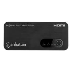 Manhattan 4K@60Hz 2-Port HDMI Splitter With Downscaling 15 Manhattan 4K@60Hz 2-Port HDMI Splitter With Downscaling -Manhattan Store 4kat60hz 2 port hdmi splitter with downscaling 207614 7