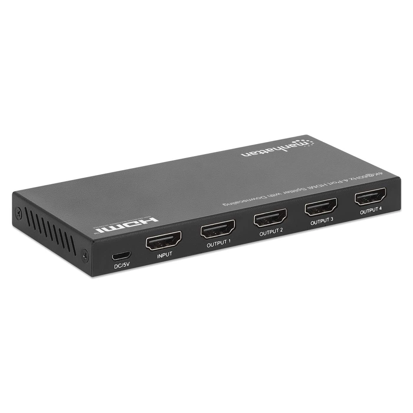 Manhattan 4K@60Hz 4-Port HDMI Splitter With Downscaling 5 Manhattan 4K@60Hz 4-Port HDMI Splitter With Downscaling - Image 5