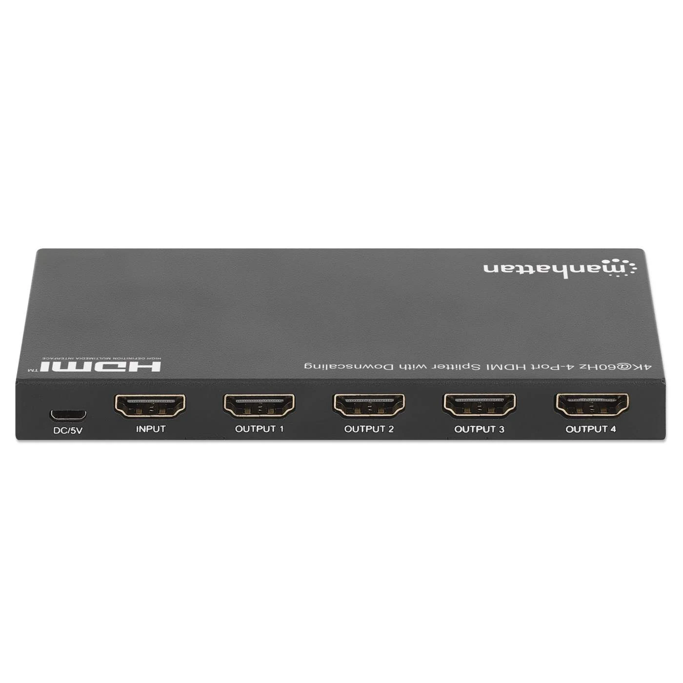 Manhattan 4K@60Hz 4-Port HDMI Splitter With Downscaling 6 Manhattan 4K@60Hz 4-Port HDMI Splitter With Downscaling - Image 6