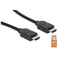 Manhattan 4K@60Hz Certified Premium High Speed HDMI Cable With Ethernet, 1 M (3 Ft.) -Manhattan Store 4kat60hz certified premium high speed hdmi cable with ethernet 354837 2