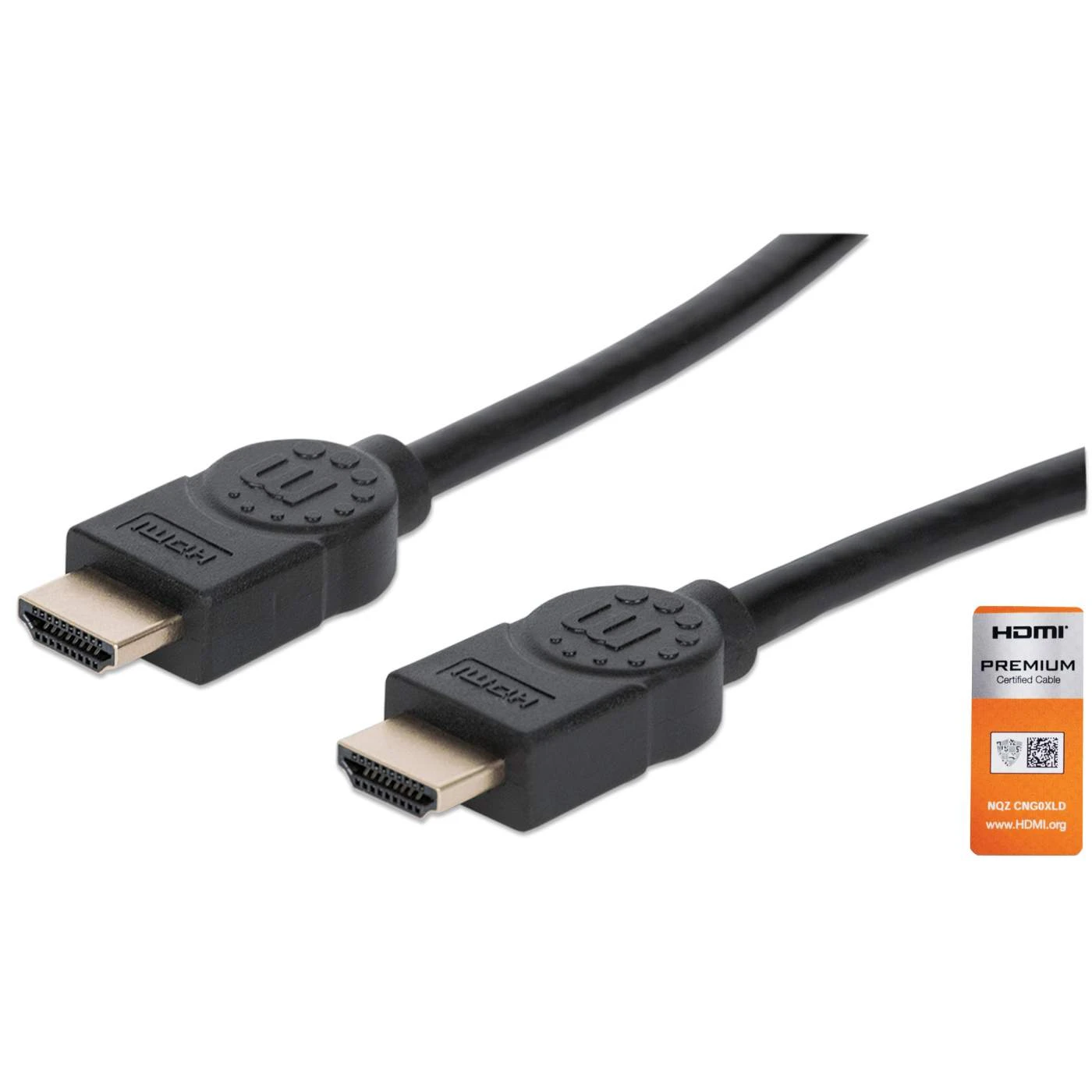 Manhattan 4K@60Hz Certified Premium High Speed HDMI Cable With Ethernet, 1.8 M (6 Ft.) 1 Manhattan 4K@60Hz Certified Premium High Speed HDMI Cable With Ethernet, 1.8 M (6 Ft.)