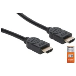 Manhattan 4K@60Hz Certified Premium High Speed HDMI Cable With Ethernet, 5 M (15 Ft.) -Manhattan Store 4kat60hz certified premium high speed hdmi cable with ethernet 355360 2