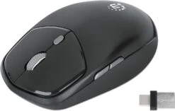 Manhattan Compact Wireless Optical USB Mouse