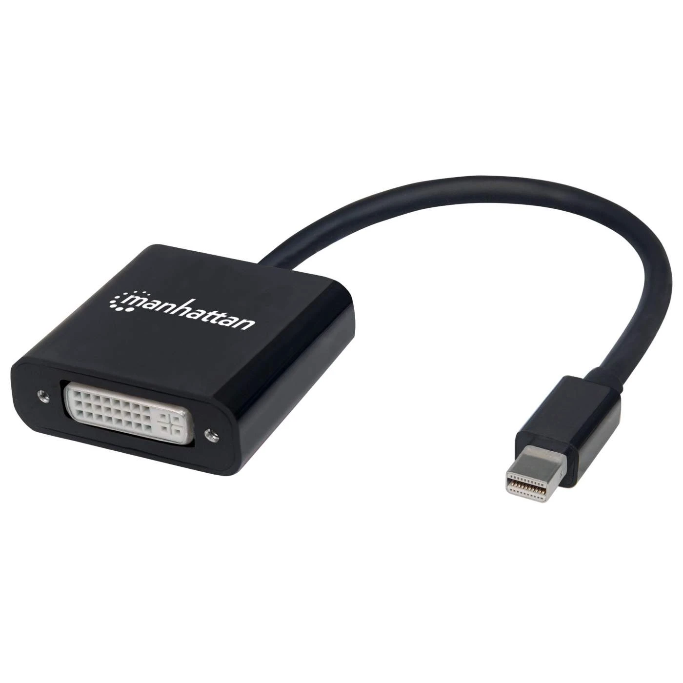 Manhattan Active Mini DisplayPort To DVI-I Adapter 1 Manhattan Active Mini DisplayPort To DVI-I Adapter