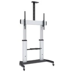 Manhattan Aluminum Heavy-Duty Height-Adjustable Multimedia TV Cart 11 Manhattan Aluminum Heavy-Duty Height-Adjustable Multimedia TV Cart -Manhattan Store aluminum heavy duty height adjustable multimedia tv cart 461672 2