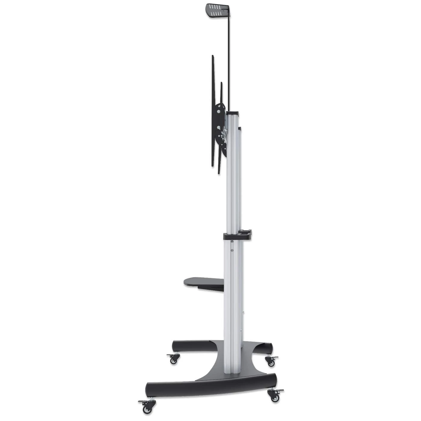 Manhattan Aluminum Heavy-Duty Height-Adjustable Multimedia TV Cart 5 Manhattan Aluminum Heavy-Duty Height-Adjustable Multimedia TV Cart - Image 5