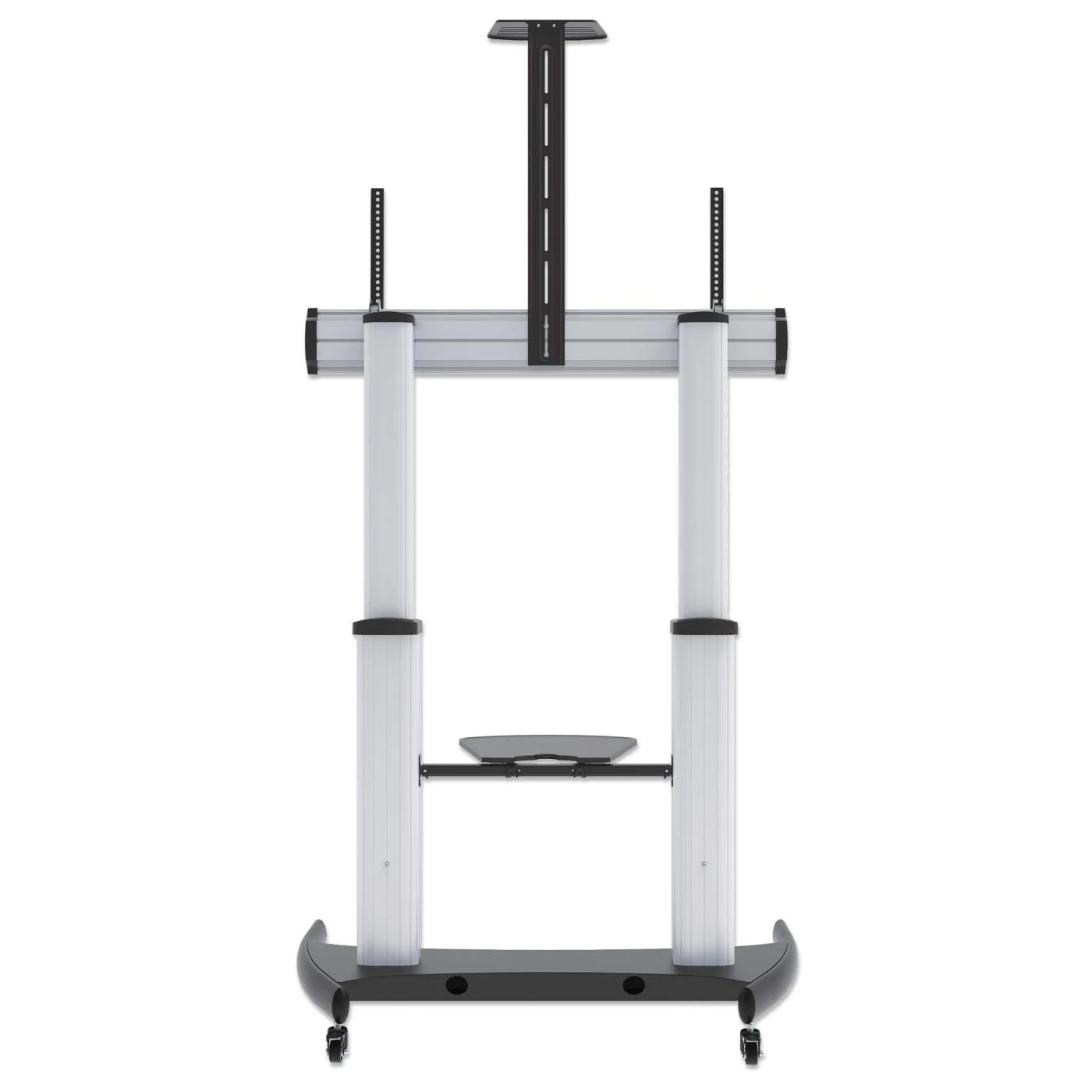 Manhattan Aluminum Heavy-Duty Height-Adjustable Multimedia TV Cart 6 Manhattan Aluminum Heavy-Duty Height-Adjustable Multimedia TV Cart - Image 6