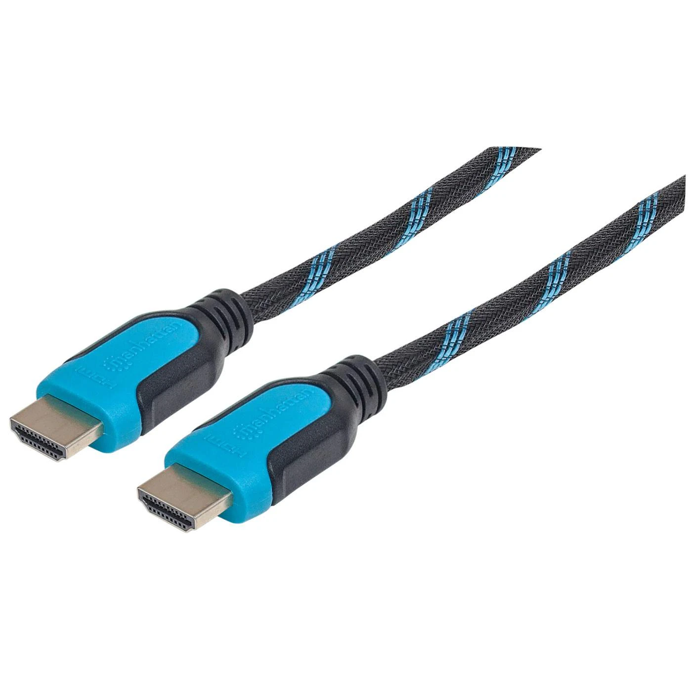 Manhattan Braided High Speed HDMI Cable With Ethernet 1 Manhattan Braided High Speed HDMI Cable With Ethernet