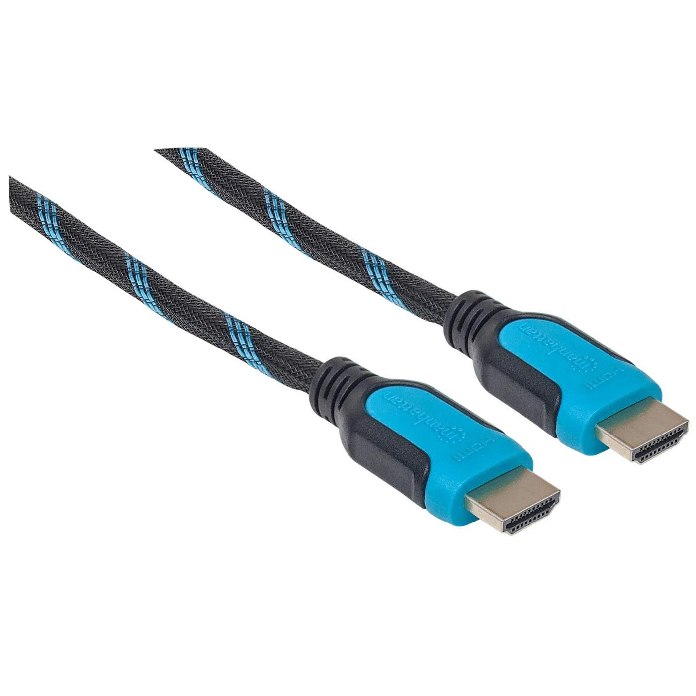Manhattan Braided High Speed HDMI Cable With Ethernet 3 Manhattan Braided High Speed HDMI Cable With Ethernet - Image 3