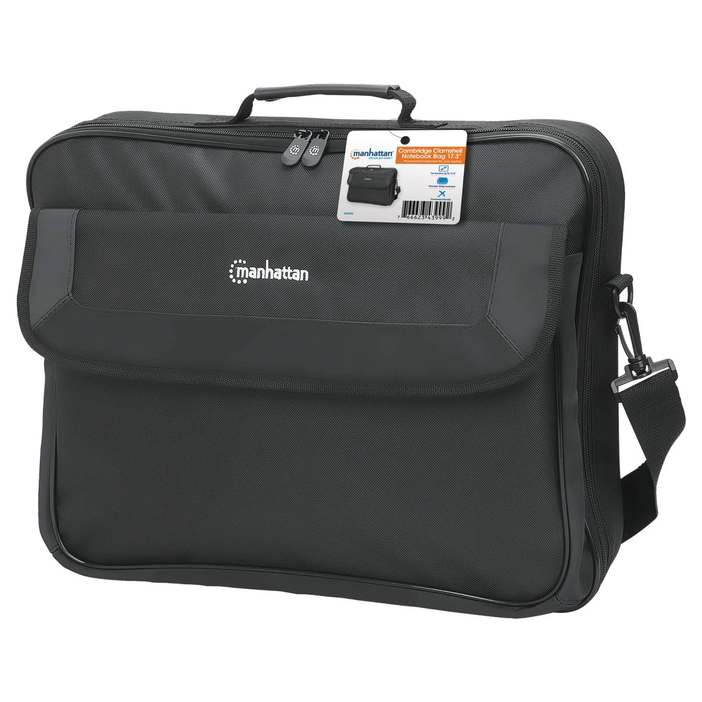 Manhattan Cambridge Clamshell Laptop Bag 17.3" 2 Manhattan Cambridge Clamshell Laptop Bag 17.3" - Image 2
