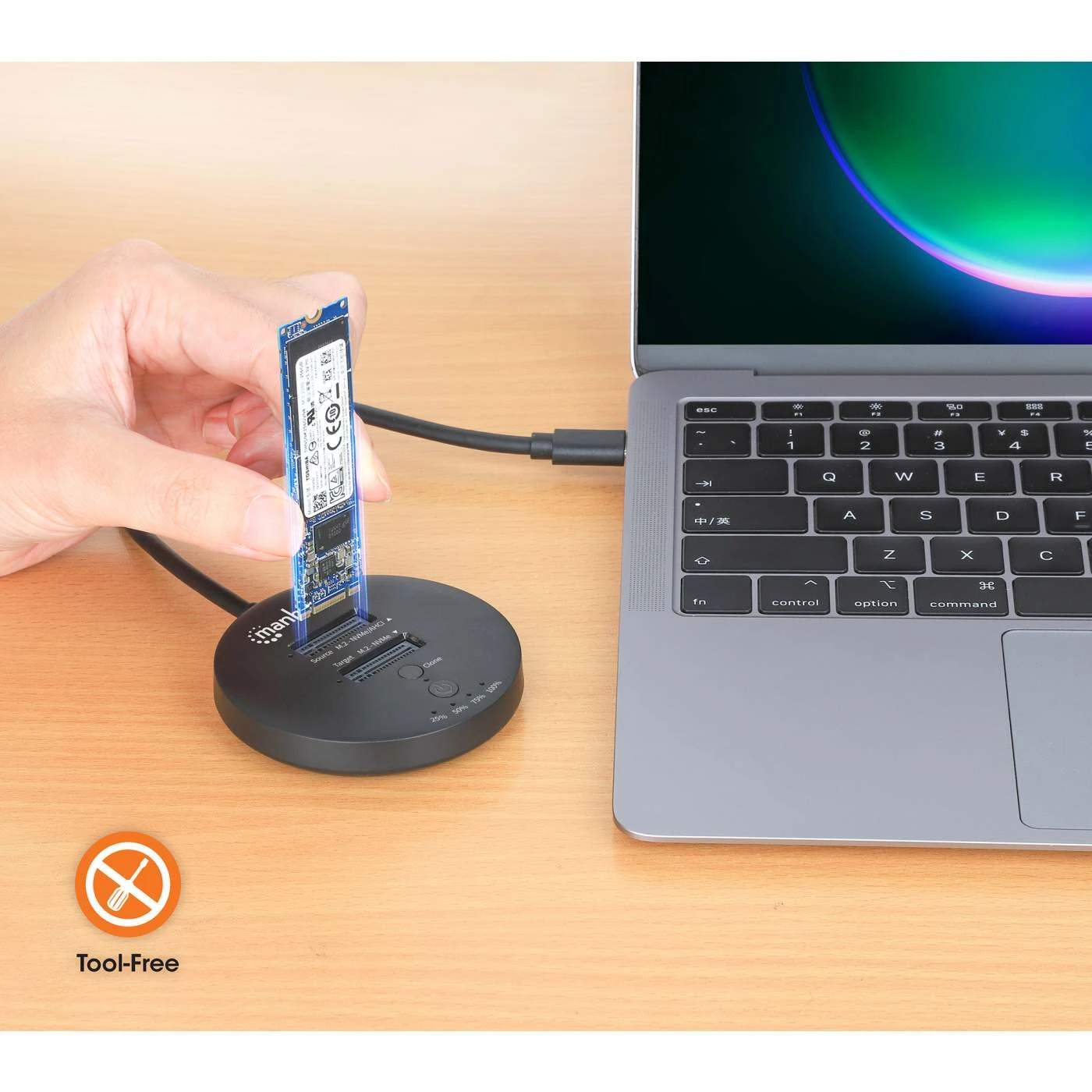 Manhattan Dual-Bay M.2 NVMe SSD Clone Station 7 Manhattan Dual-Bay M.2 NVMe SSD Clone Station - Image 7