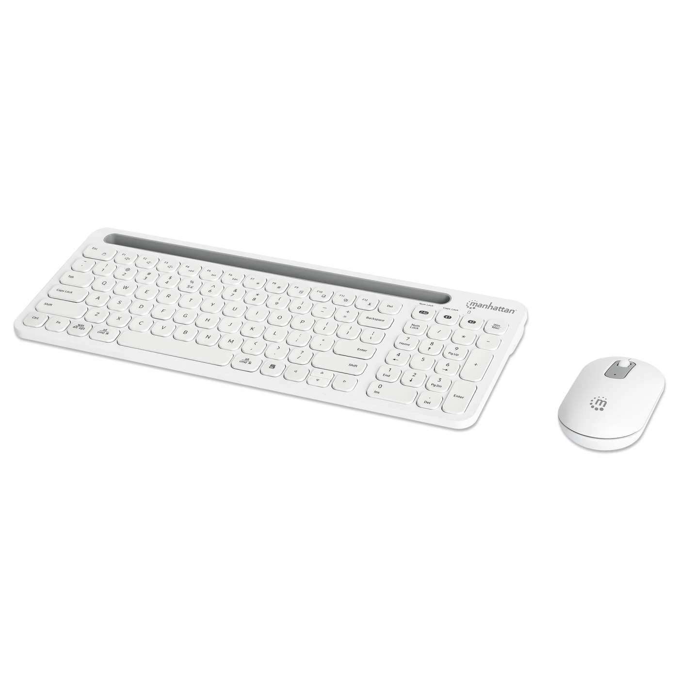 Manhattan Dual-Mode Multipoint Wireless Keyboard And Mouse Combo Set 1 Manhattan Dual-Mode Multipoint Wireless Keyboard And Mouse Combo Set