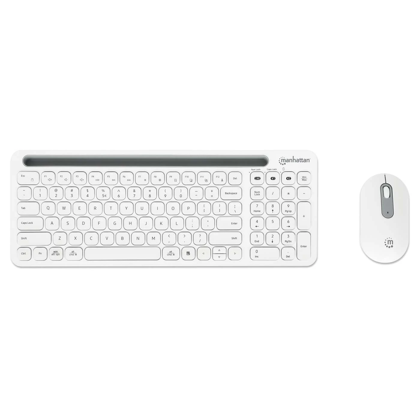 Manhattan Dual-Mode Multipoint Wireless Keyboard And Mouse Combo Set 7 Manhattan Dual-Mode Multipoint Wireless Keyboard And Mouse Combo Set - Image 7