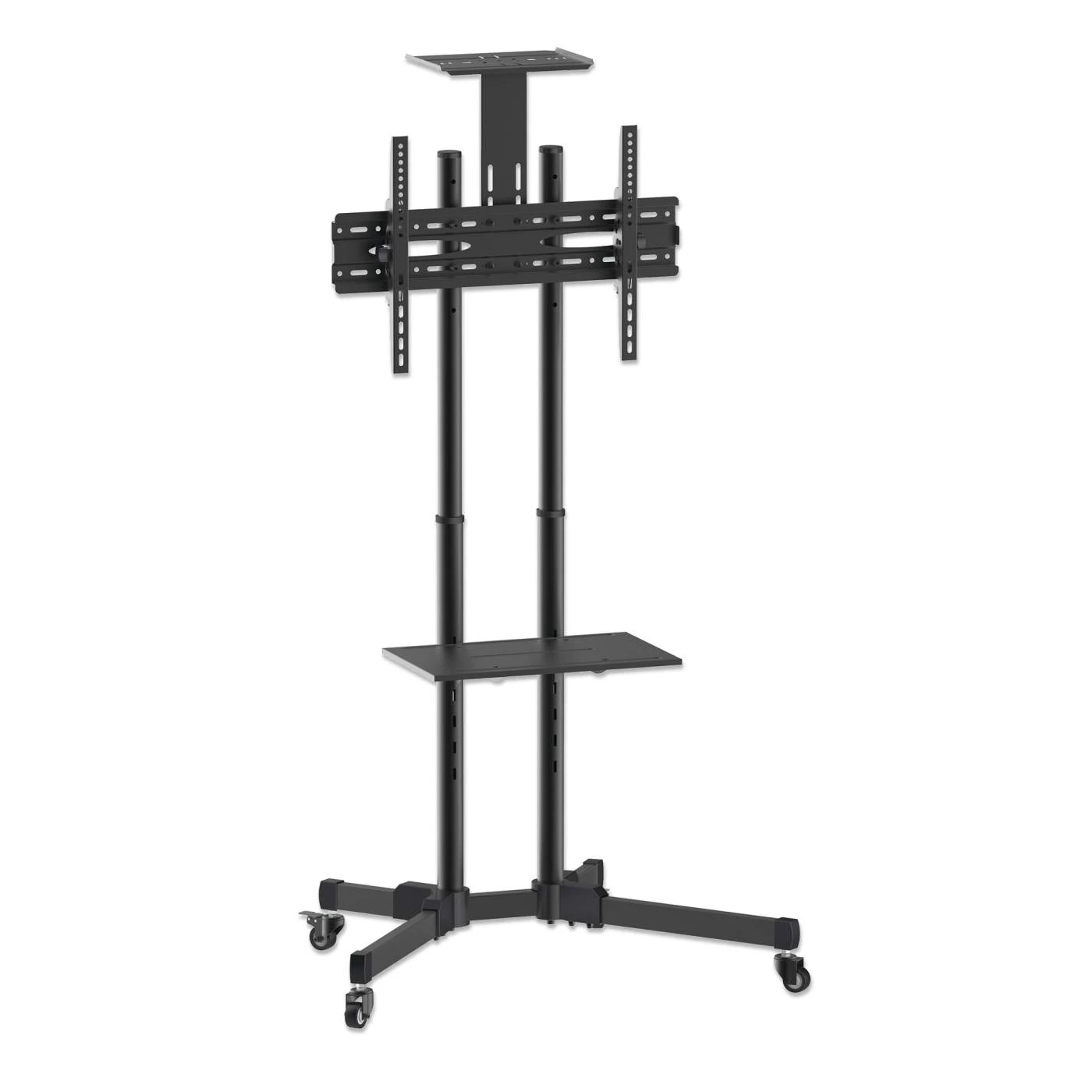 Manhattan Economy Height-Adjustable Multimedia TV Cart 2 Manhattan Economy Height-Adjustable Multimedia TV Cart - Image 2
