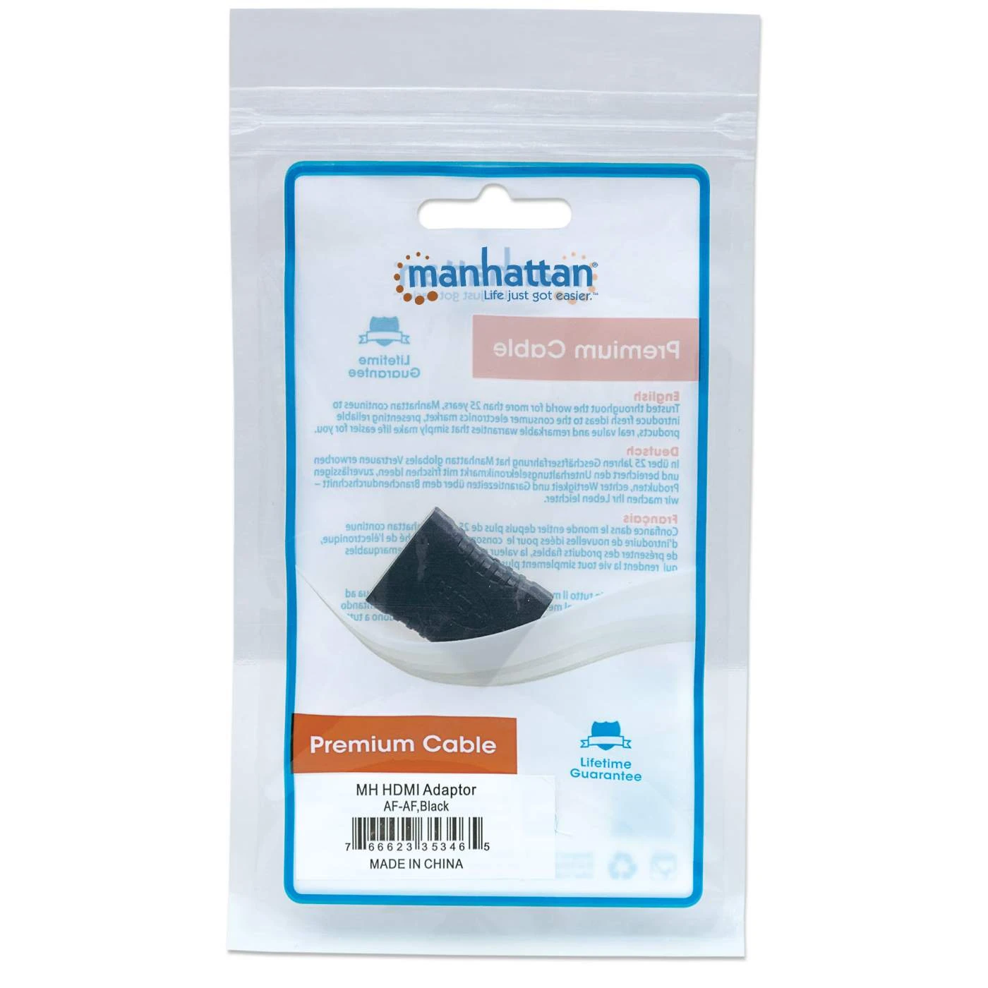 Manhattan HDMI Coupler 2 Manhattan HDMI Coupler - Image 2