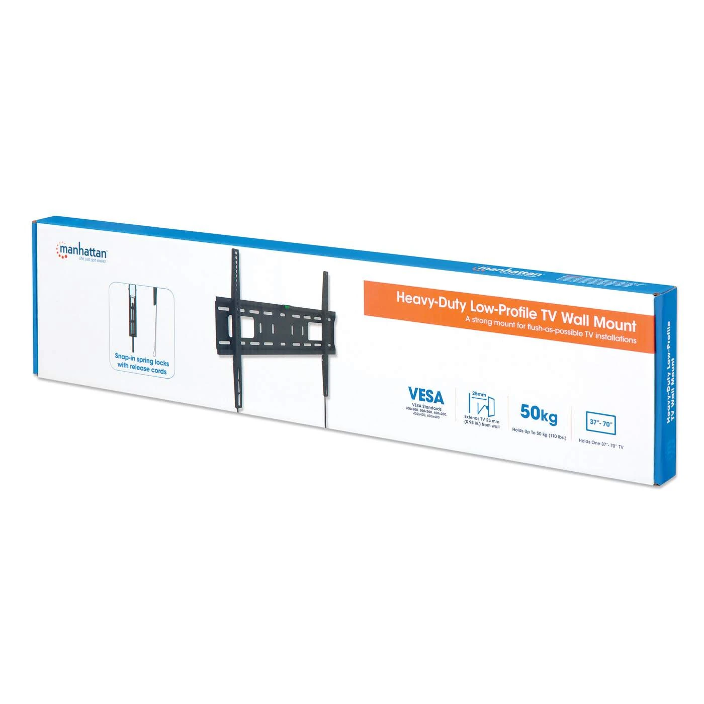 Manhattan Heavy-Duty Low-Profile TV Wall Mount 2 Manhattan Heavy-Duty Low-Profile TV Wall Mount - Image 2