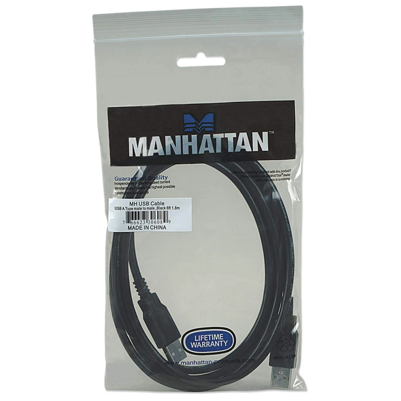 Manhattan Hi-Speed USB A Device Cable 2 Manhattan Hi-Speed USB A Device Cable - Image 2