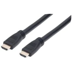Manhattan In-wall CL3 High Speed HDMI Cable With Ethernet, Black, 10 M (33 Ft.)