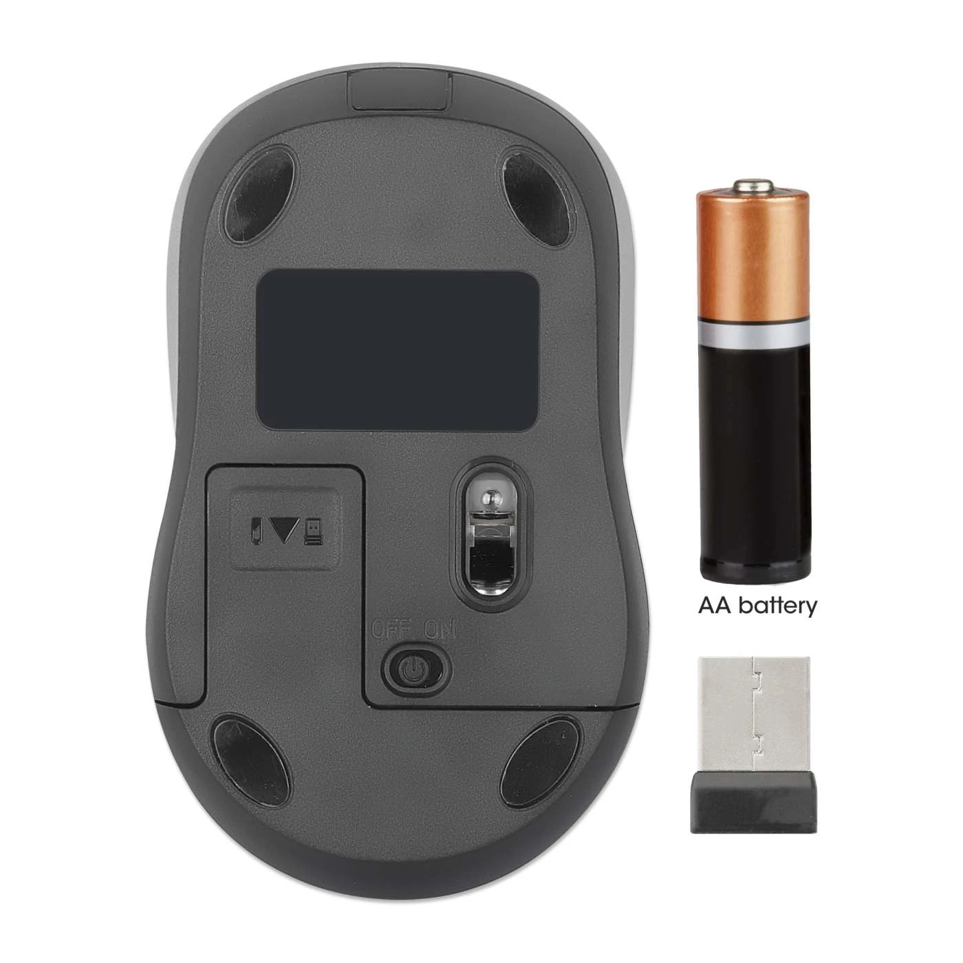 Manhattan MW3075 Wireless Optical USB Mouse 9 Manhattan MW3075 Wireless Optical USB Mouse - Image 9