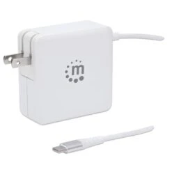 Manhattan Power Delivery Wall Charger With Built-in USB-C Cable - 60 W