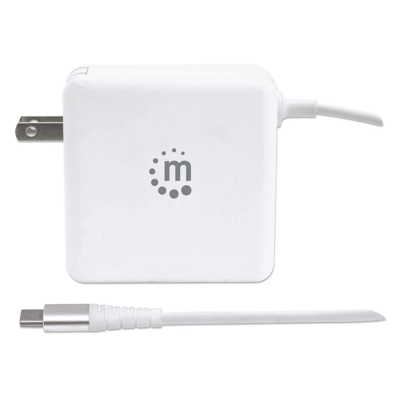 Manhattan Power Delivery Wall Charger With Built-in USB-C Cable - 60 W 4 Manhattan Power Delivery Wall Charger With Built-in USB-C Cable - 60 W - Image 4