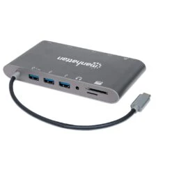 Manhattan USB-C PD 7-in-1 Docking Station -Manhattan Store superspeed usb c to 7 in 1 docking station 152808 2 da964e4b 94cd 4356 9987 ea3a9d16610a