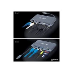 Manhattan USB-C PD 7-in-1 Docking Station -Manhattan Store superspeed usb c to 7 in 1 docking station 152808 8 7a4f8981 da00 468c aa6f 15d24bf6756d