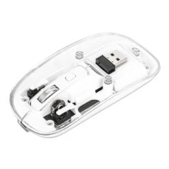 Manhattan Transparent Rechargeable Wireless USB Mouse