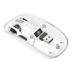 Manhattan Transparent Rechargeable Wireless USB Mouse -Manhattan Store transparent rechargeable wireless usb mouse 190275 5