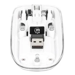 Manhattan Transparent Rechargeable Wireless USB Mouse -Manhattan Store transparent rechargeable wireless usb mouse 190275 9