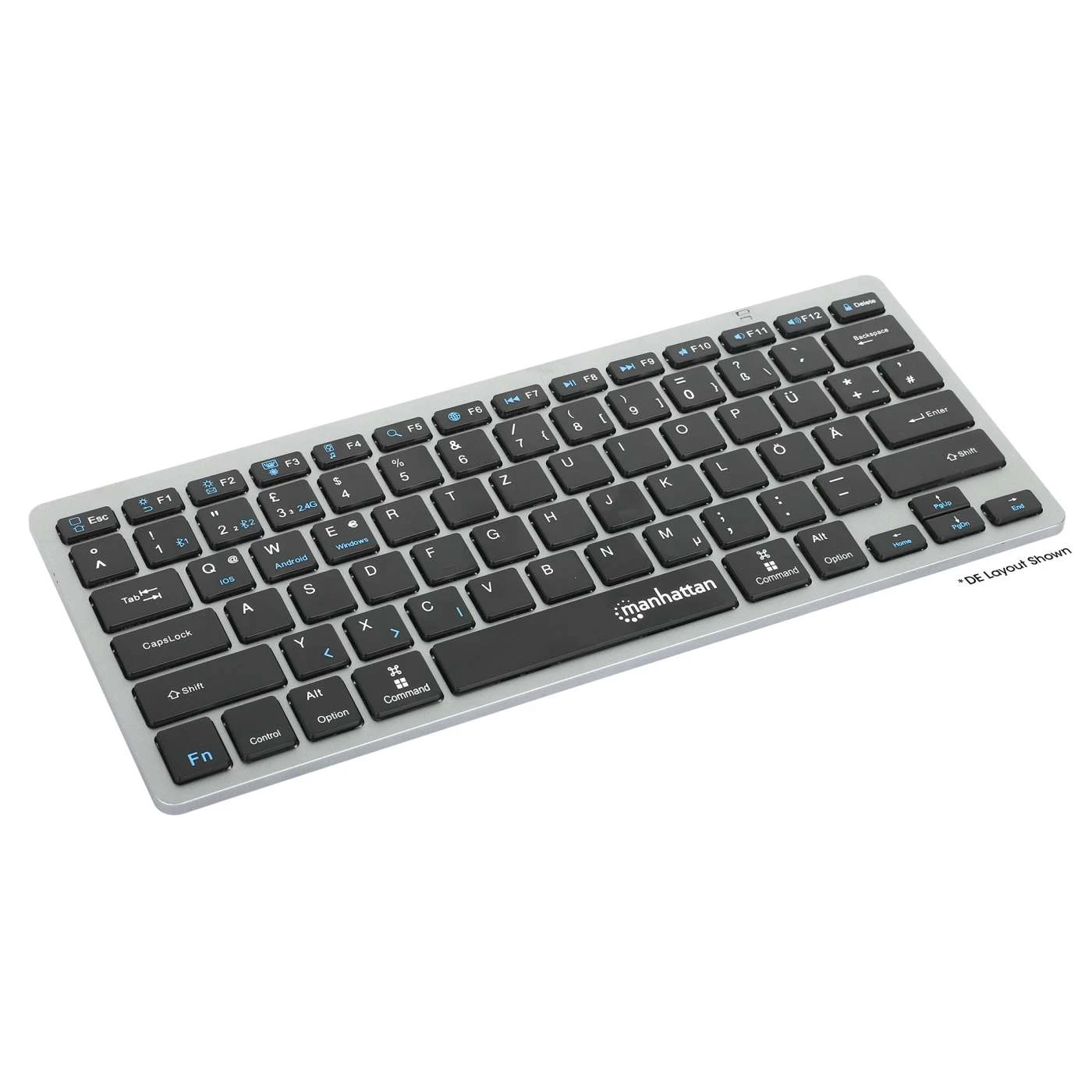 Manhattan Ultra Slim Dual-Mode Wireless Keyboard 11 Manhattan Ultra Slim Dual-Mode Wireless Keyboard - Image 11