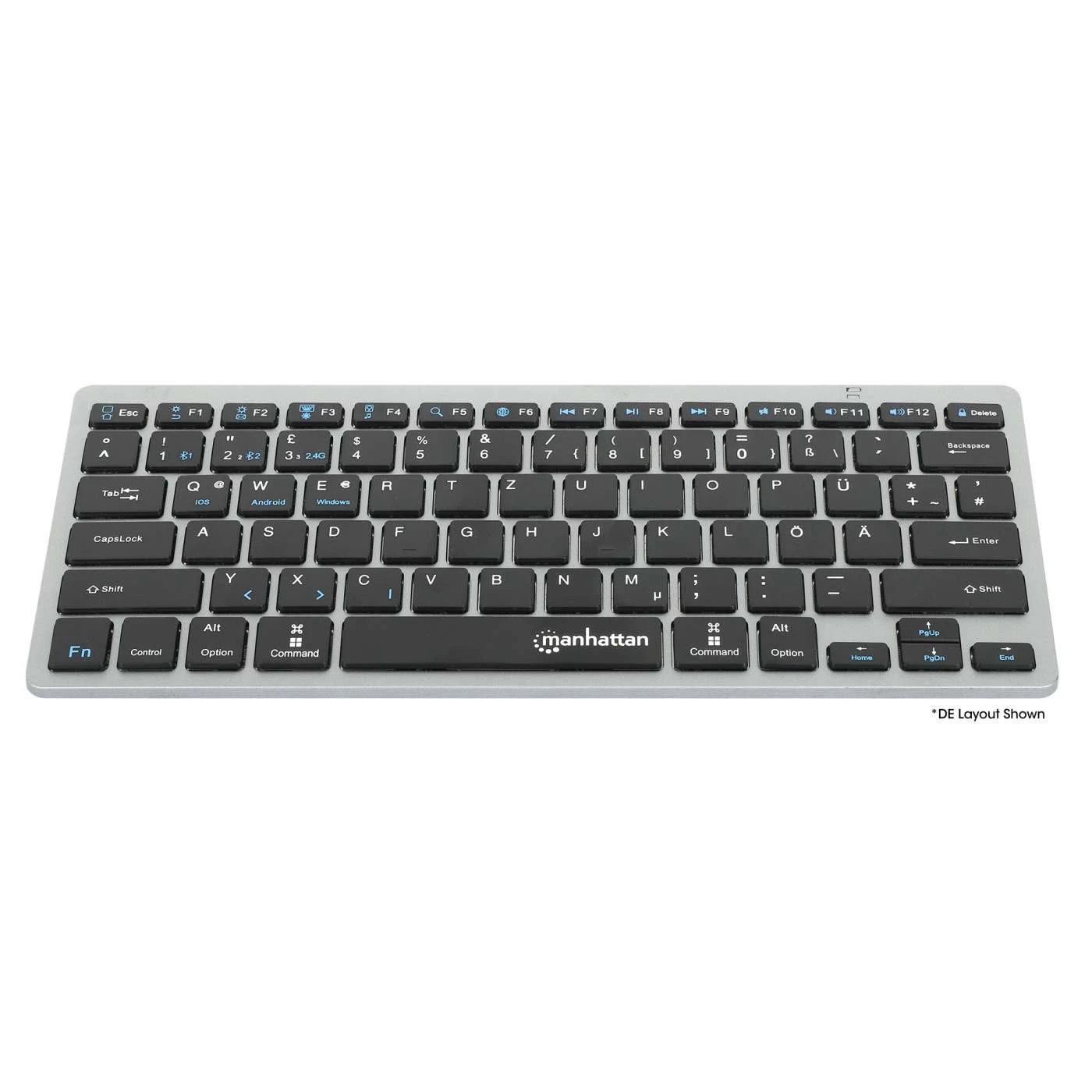 Manhattan Ultra Slim Dual-Mode Wireless Keyboard 12 Manhattan Ultra Slim Dual-Mode Wireless Keyboard - Image 12
