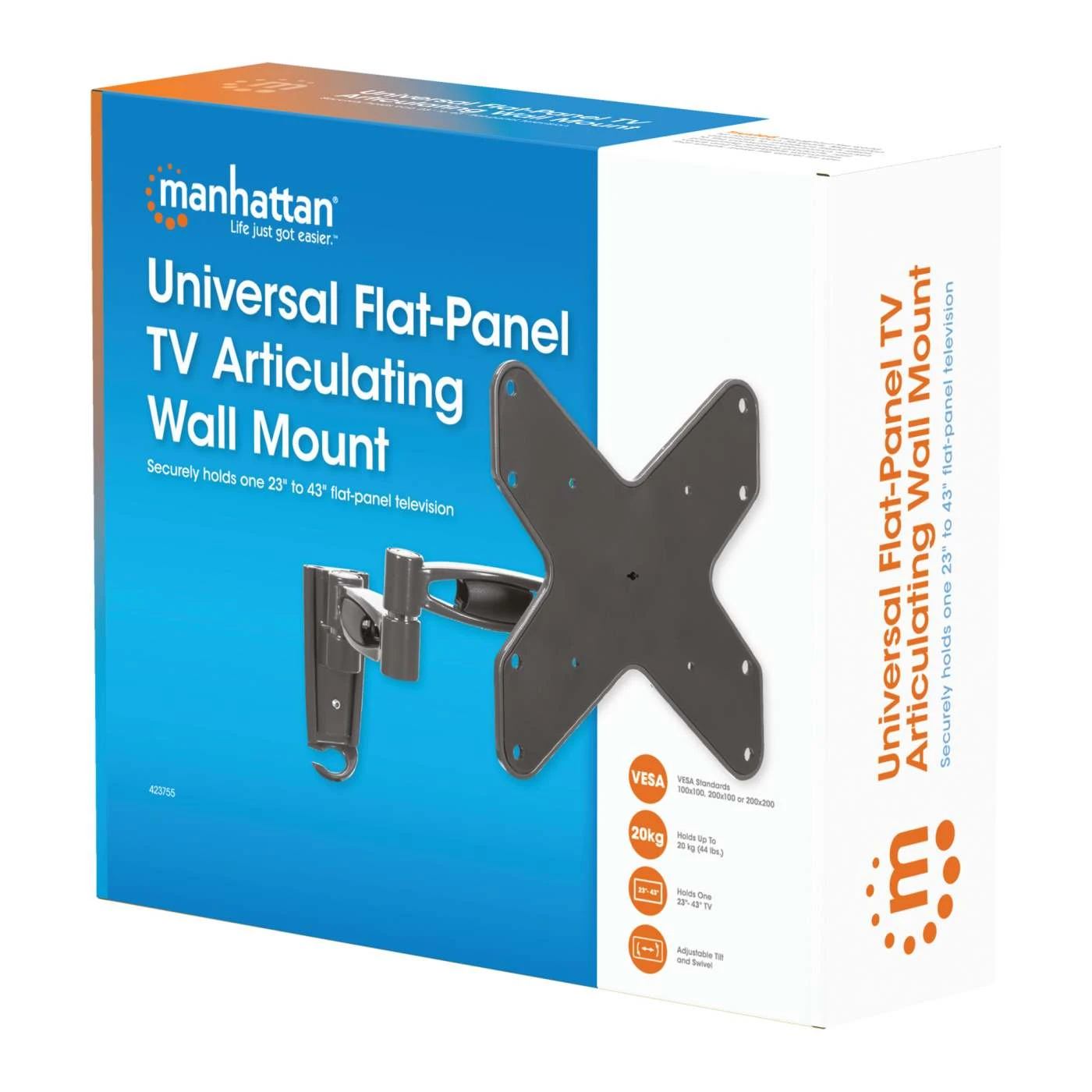 Manhattan Universal Flat-Panel TV Articulating Wall Mount 2 Manhattan Universal Flat-Panel TV Articulating Wall Mount - Image 2