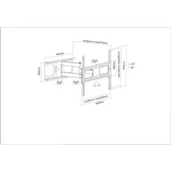 Manhattan Universal Flat-Panel TV Full-Motion Wall Mount 14 Manhattan Universal Flat-Panel TV Full-Motion Wall Mount -Manhattan Store universal flat panel tv full motion wall mount 461283 6 e69c91e9 10c3 4bd6 99e4 8558f34d91ab