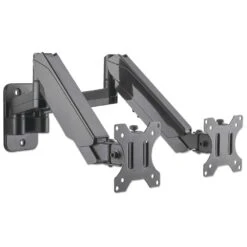 Manhattan Universal Gas Spring Dual Monitor Wall Mount -Manhattan Store universal gas spring dual monitor wall mount 461627 2