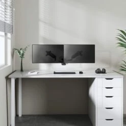 Manhattan Universal Gas Spring Dual Monitor Wall Mount -Manhattan Store universal gas spring dual monitor wall mount 461627 9 ffe8f29a 1fdf 4079 aed2 3353584333c3