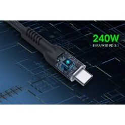 Manhattan USB 2.0 Type-C EPR Charging Cable 240 W / PD 3.1 -Manhattan Store usb 20 type c epr charging cable 240 w pd 31 356367 10