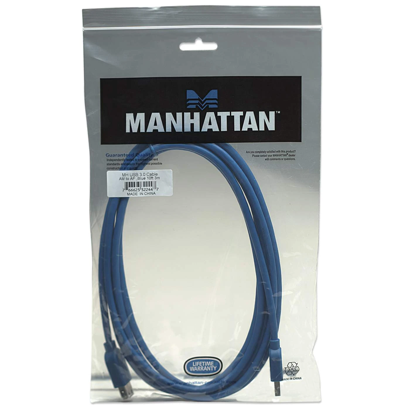 Manhattan USB 3.0 Type-A Extension Cable 2 Manhattan USB 3.0 Type-A Extension Cable - Image 2
