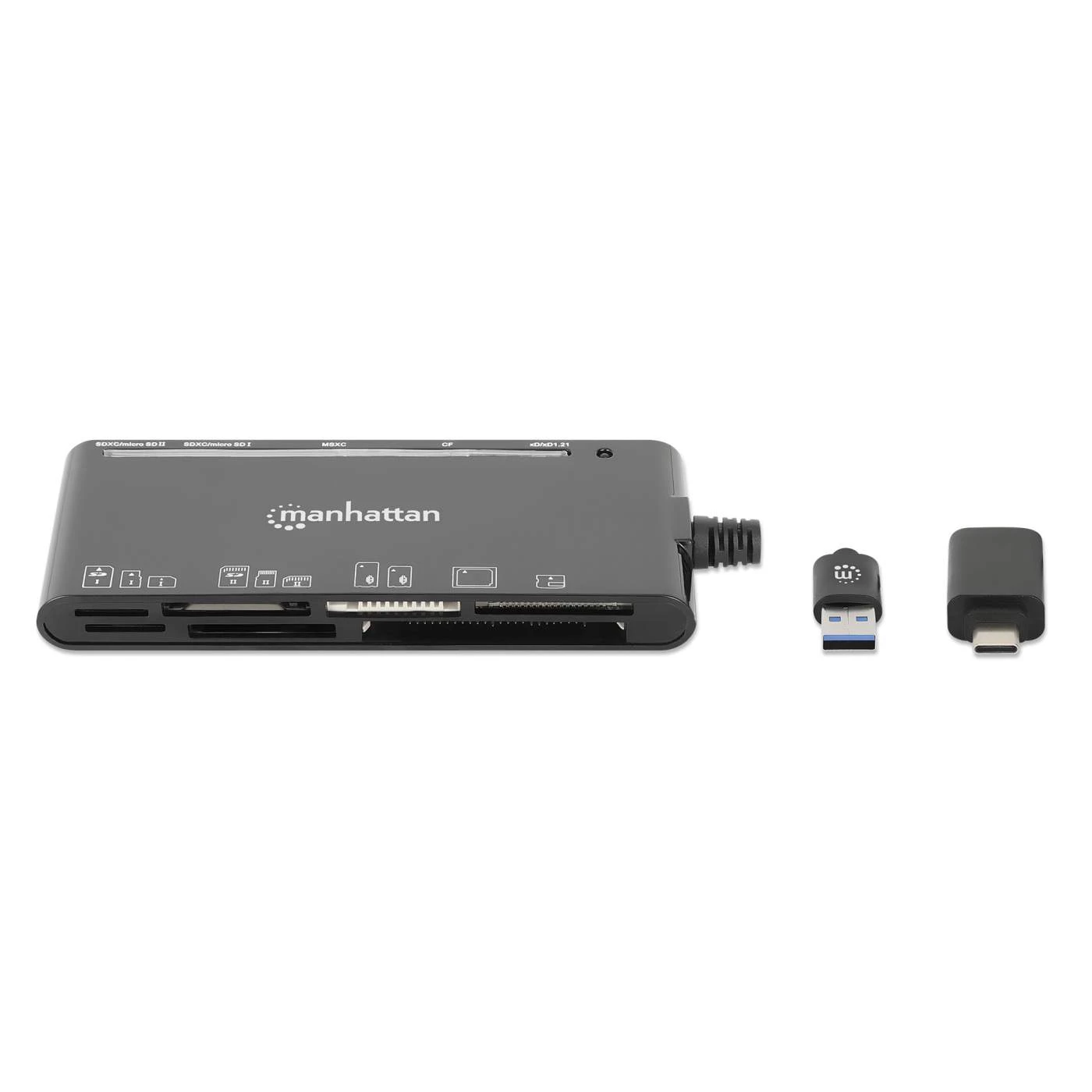 Manhattan USB 3.0 Type-C / Type-A Combo Multi-Card Reader / Writer 3 Manhattan USB 3.0 Type-C / Type-A Combo Multi-Card Reader / Writer - Image 3