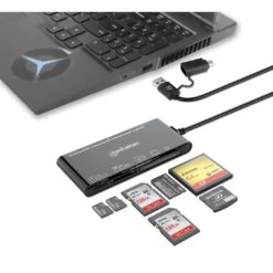Manhattan USB 3.0 Type-C / Type-A Combo Multi-Card Reader / Writer 14 Manhattan USB 3.0 Type-C / Type-A Combo Multi-Card Reader / Writer -Manhattan Store usb 30 type c type a combo multi card reader writer 102605 6