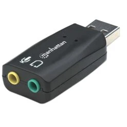 Manhattan USB-A To 3.5 Mm Audio Adapter