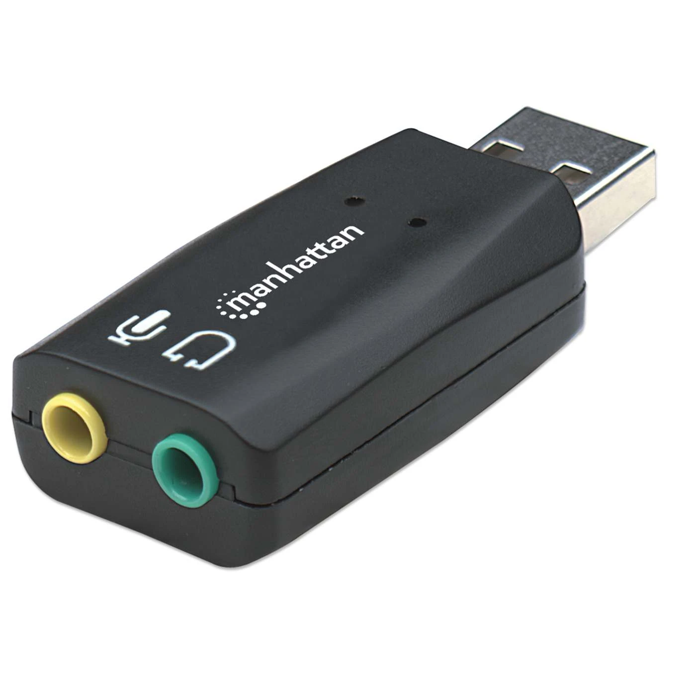 Manhattan USB-A To 3.5 Mm Audio Adapter 1 Manhattan USB-A To 3.5 Mm Audio Adapter