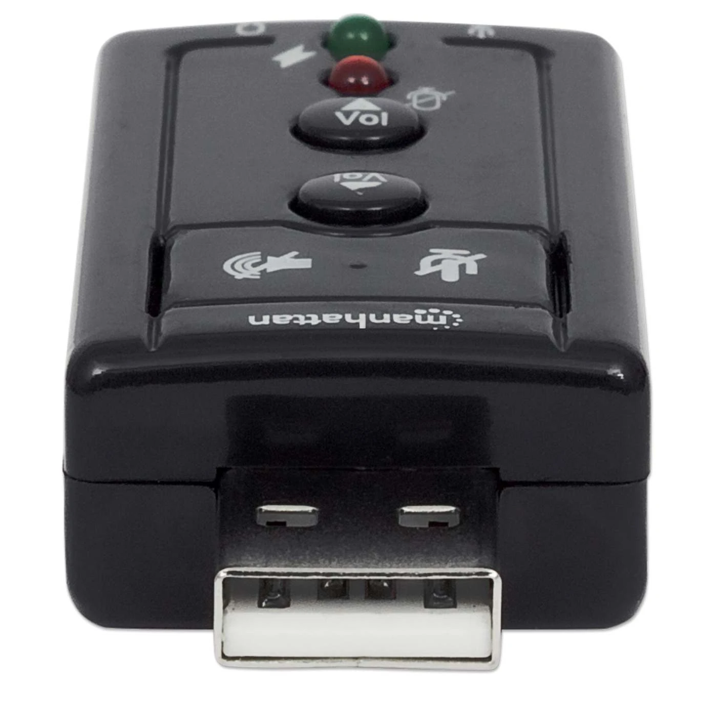 Manhattan USB-A To 3.5 Mm Audio Adapter With Volume Controls 4 Manhattan USB-A To 3.5 Mm Audio Adapter With Volume Controls - Image 4