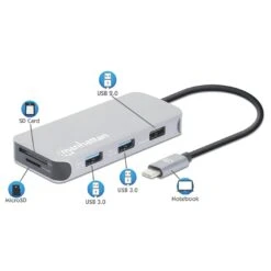 Manhattan USB-C 8-in-1 Docking Station With Power Delivery -Manhattan Store usb c 8 in 1 docking station with power delivery 130615 11 36b3f339 65df 4dca 9bf9 02c9a7884ab8