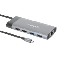 Manhattan USB-C PD 10-in-1 Dual Monitor 8K Docking Station / Multiport Hub -Manhattan Store usb c pd 10 in 1 dual monitor 8k docking station multiport hub 130714 2 b33a85f9 44b2 42e5 95d0 f69bc1a2bf6f